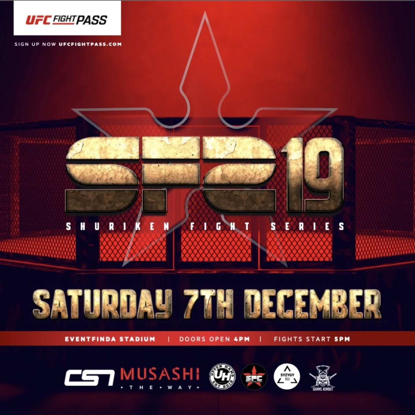 Partnership Between Shuriken Fight Series and UFC Fight Pass