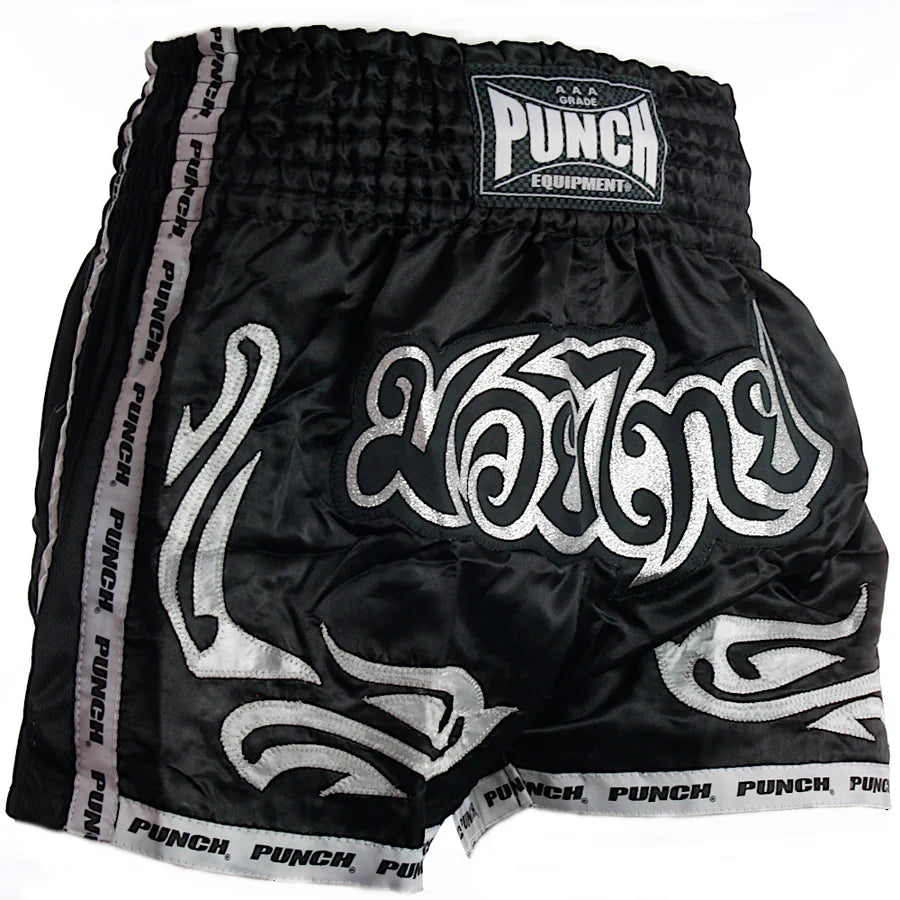 PUNCH CONTENDER THAI SHORTS - BLACK