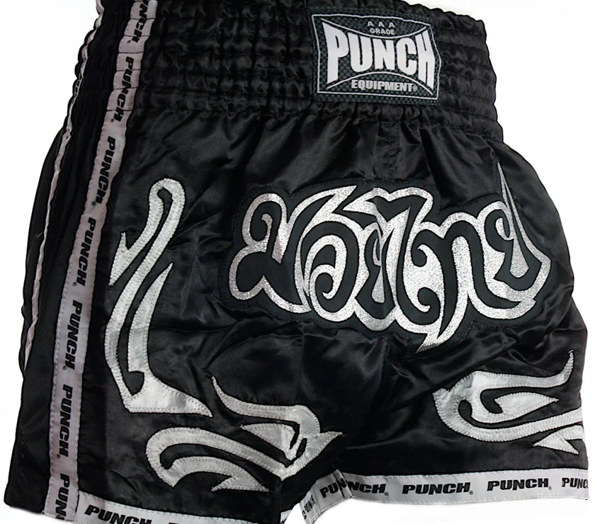 PUNCH CONTENDER THAI SHORTS - BLACK