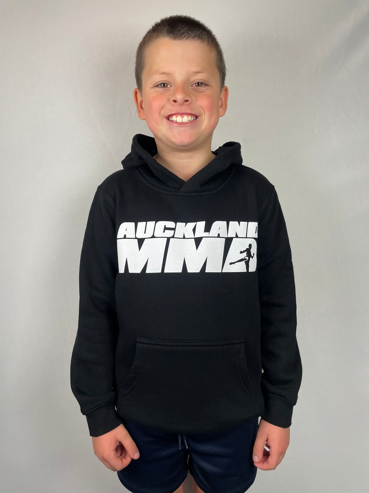 Kids Auckland MMA Hoodie - Black