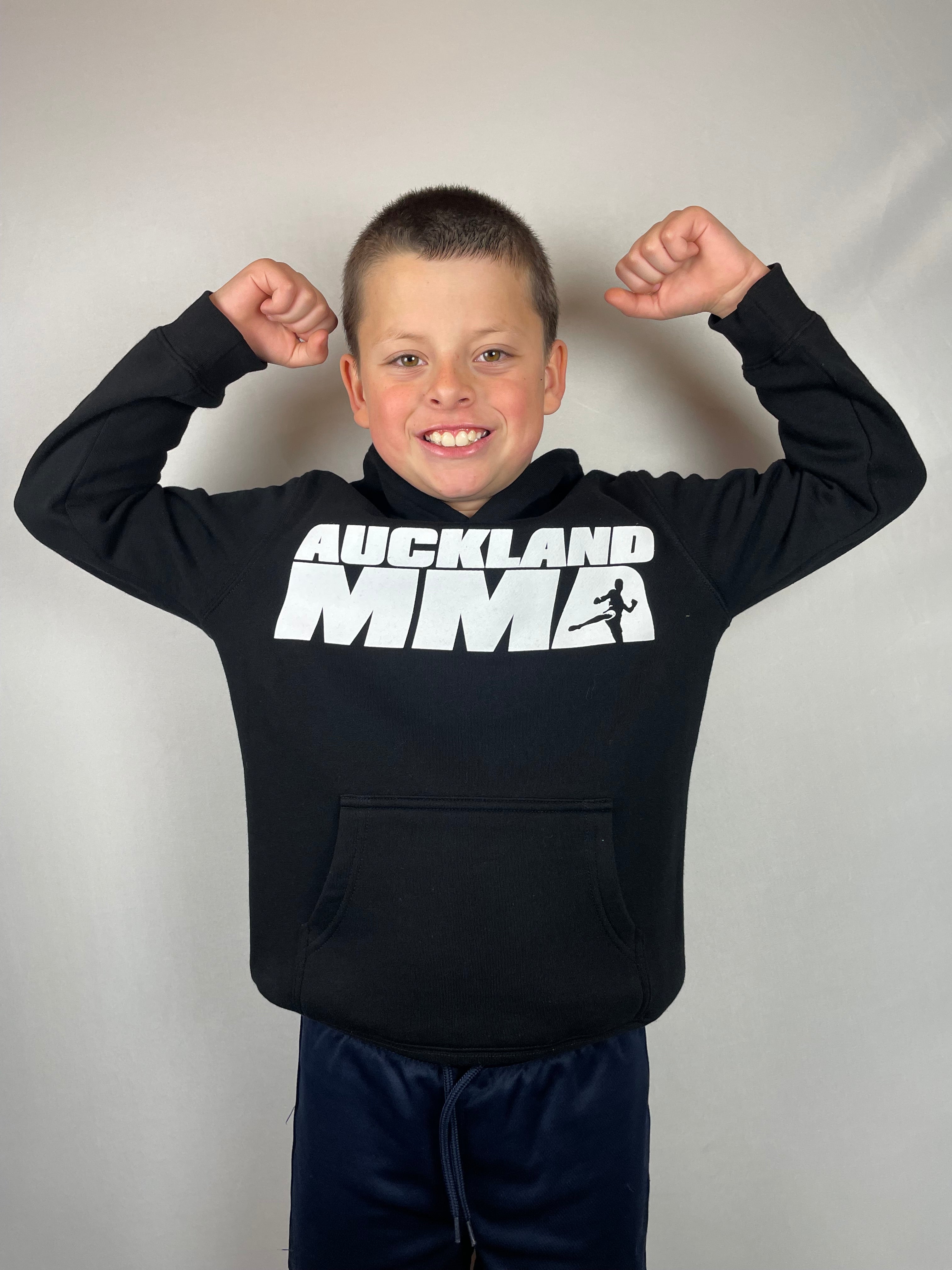 Kids Auckland MMA Hoodie - Black