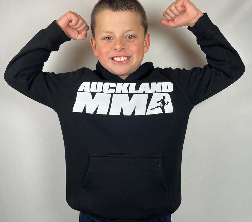 Kids Auckland MMA Hoodie - Black