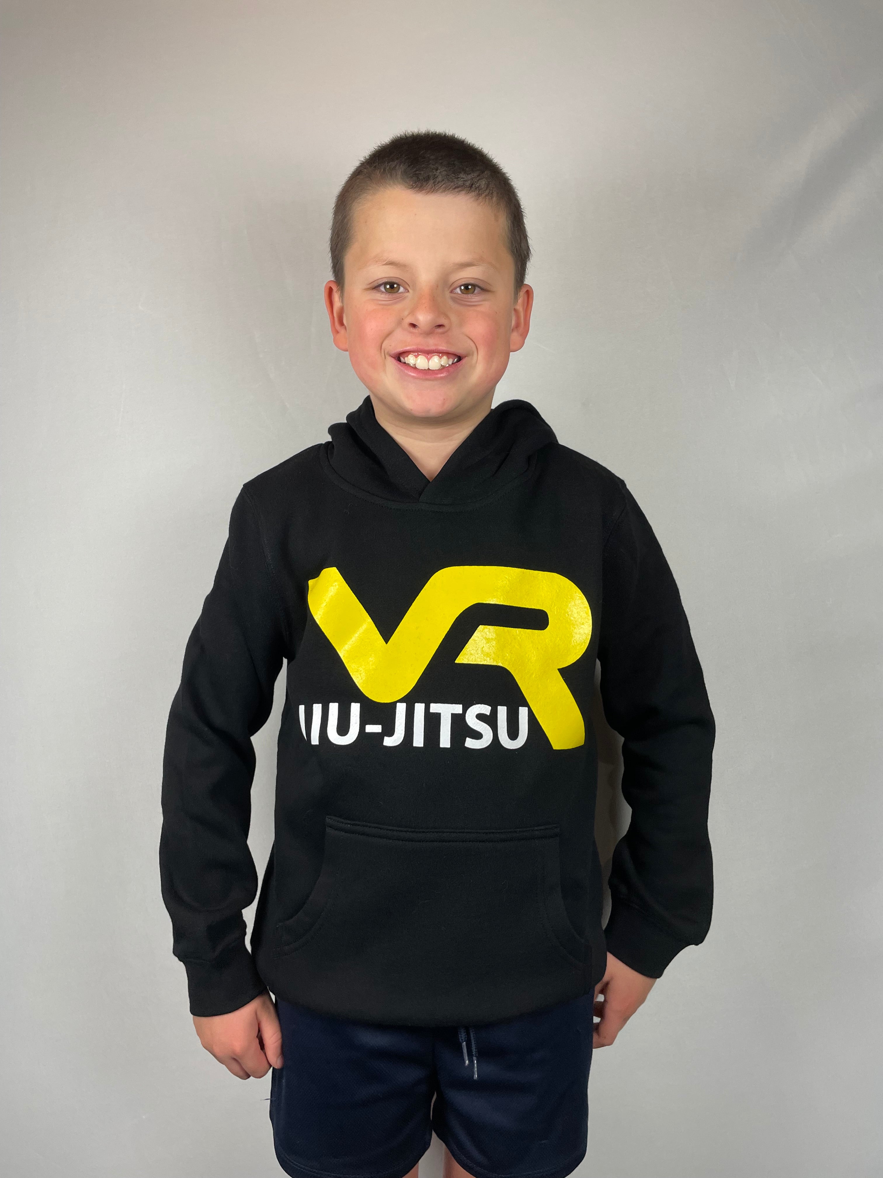 Kids VR Jiu Jitsu Hoodie - Black