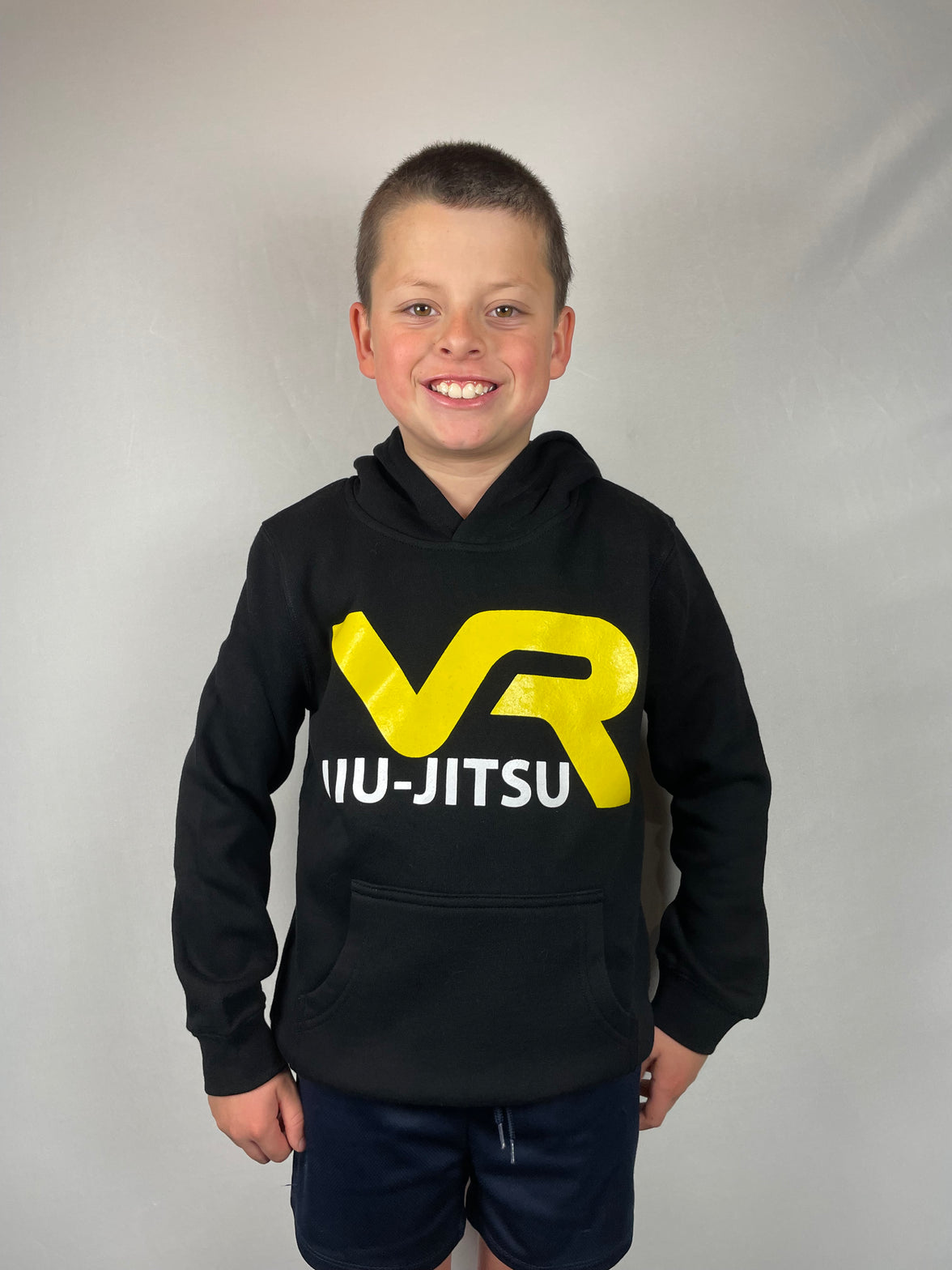 Kids VR Jiu Jitsu Hoodie - Black