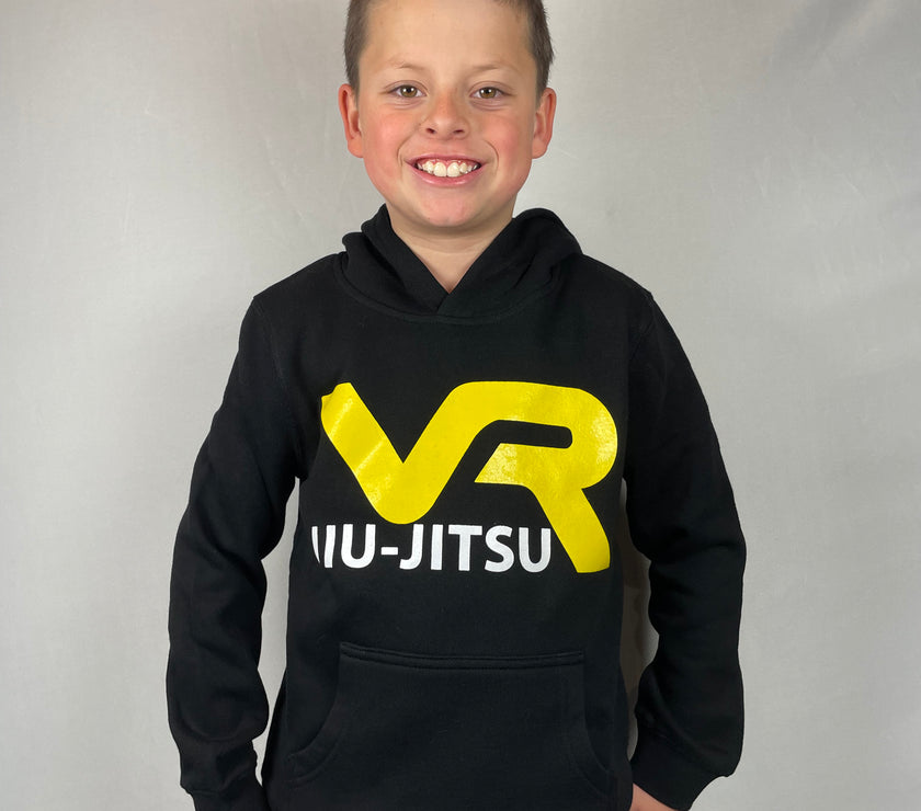 Kids VR Jiu Jitsu Hoodie - Black