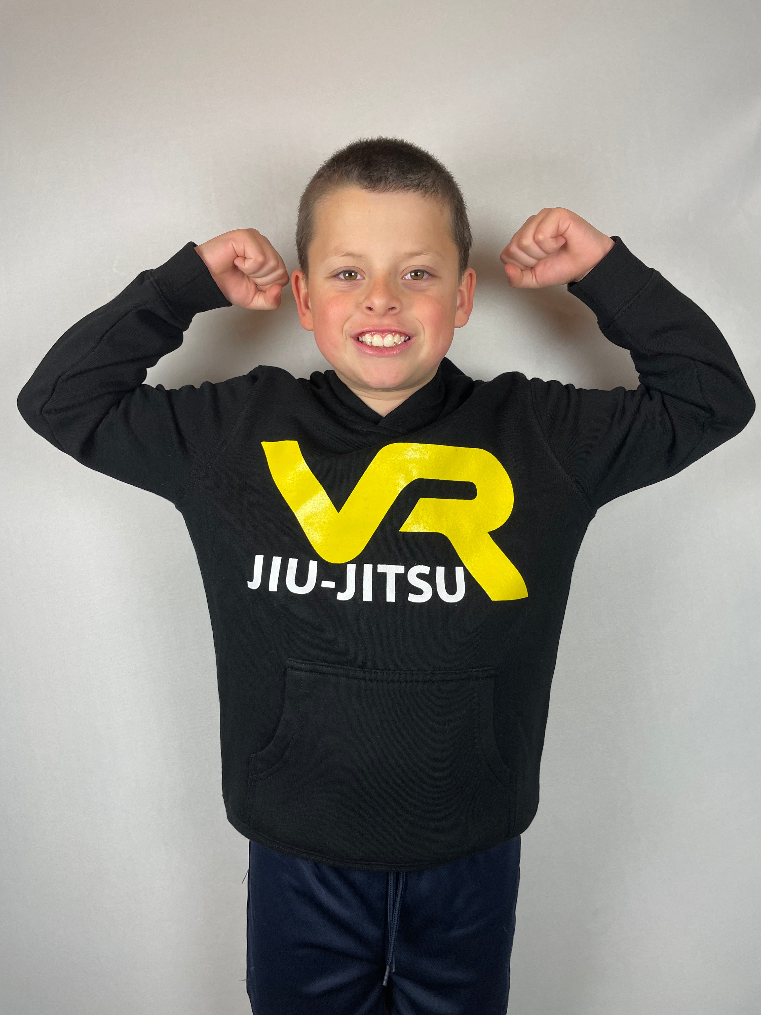 Kids VR Jiu Jitsu Hoodie - Black