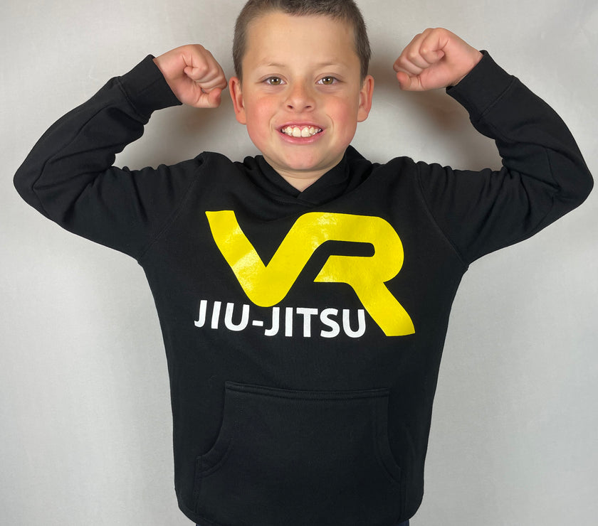 Kids VR Jiu Jitsu Hoodie - Black