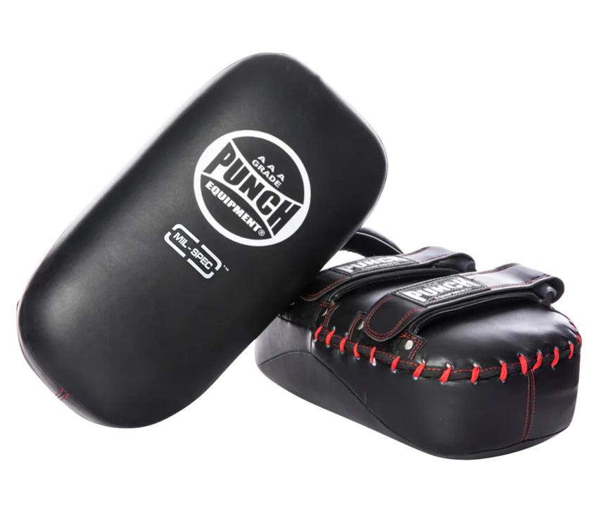 Punch Mil Spec Straight Black Thai Pads