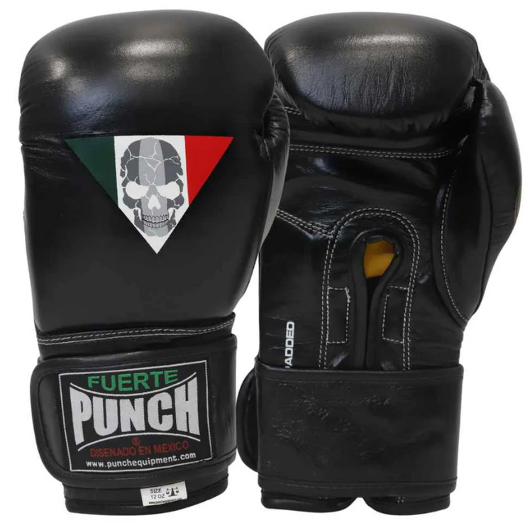 Punch BOXING GLOVES - Mexican™ LUCKY 13 -  BLACK