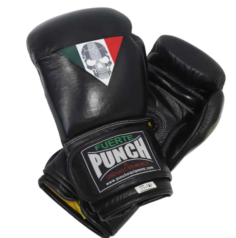 Punch BOXING GLOVES - Mexican™ LUCKY 13 -  BLACK