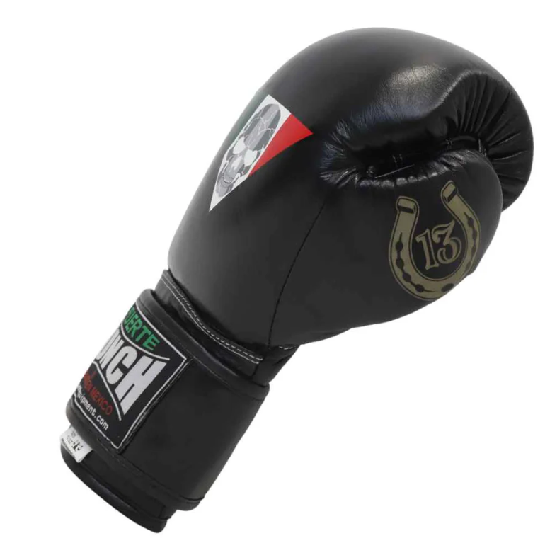 Punch BOXING GLOVES - Mexican™ LUCKY 13 -  BLACK