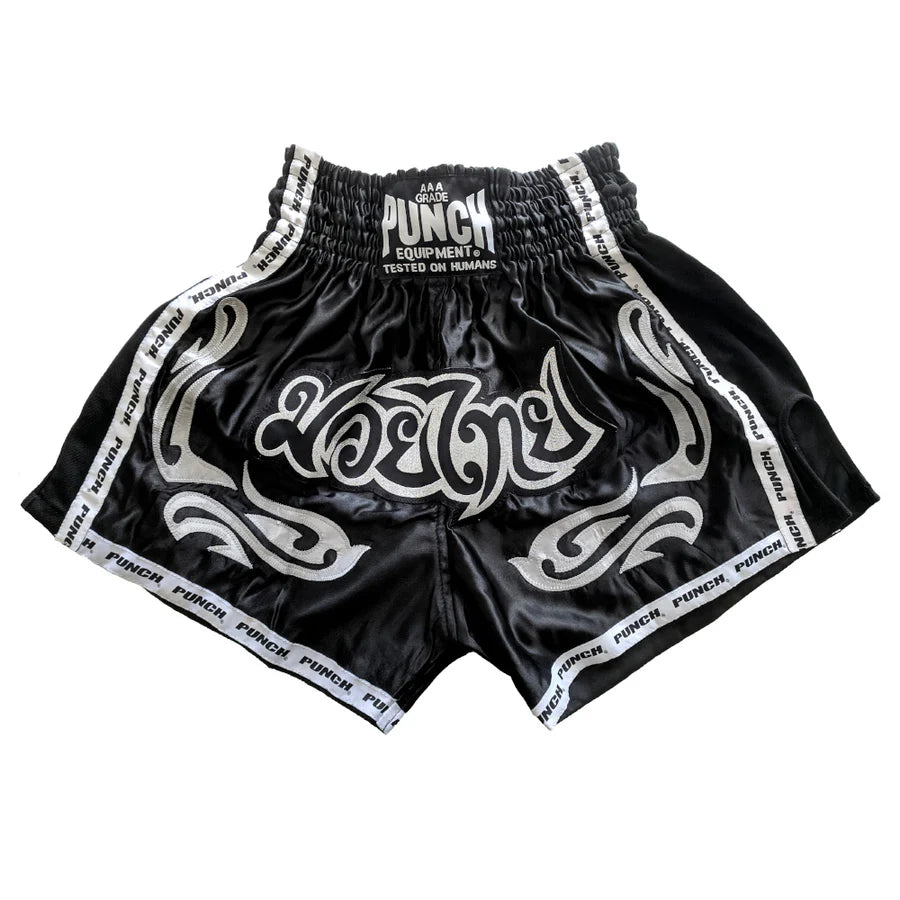 PUNCH CONTENDER THAI SHORTS - BLACK