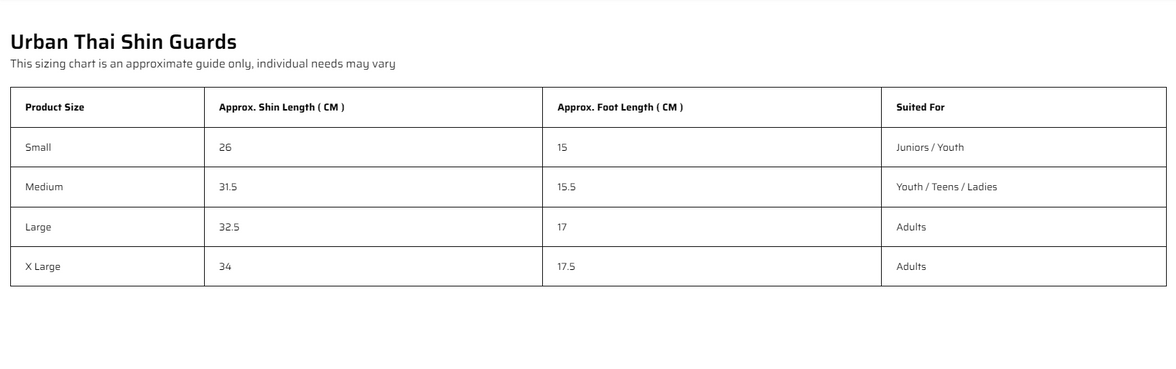 PUNCH URBAN SHIN PADS