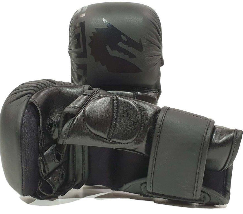 Morgan B2 Stealth MMA Sparring Gloves - Leather