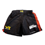 Auckland MMA Shorts - Black and Red