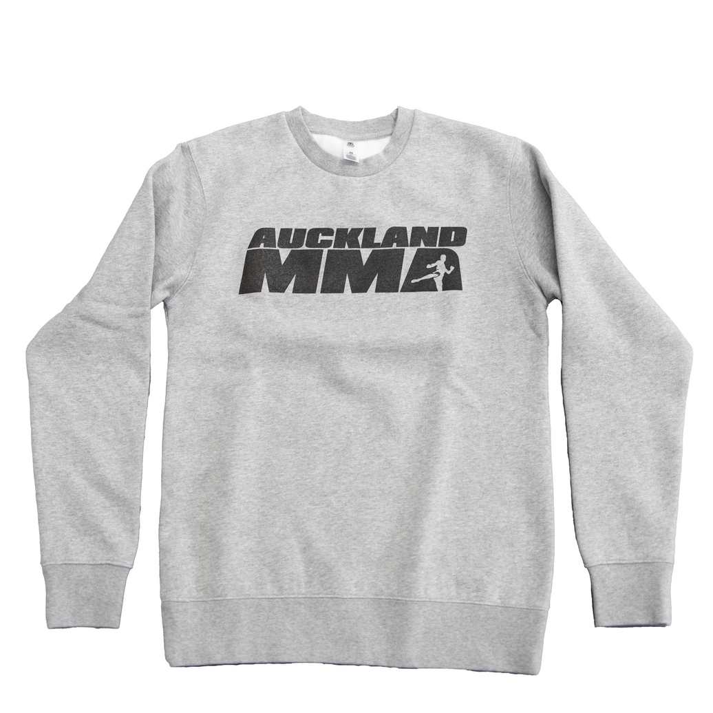 Grey Auckland MMA Crew Neck Jumper