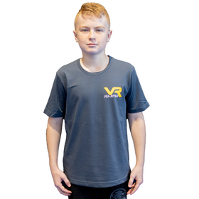 Kids Size - VR Jiu Jitsu Premium Cotton T Shirt - Dark Grey