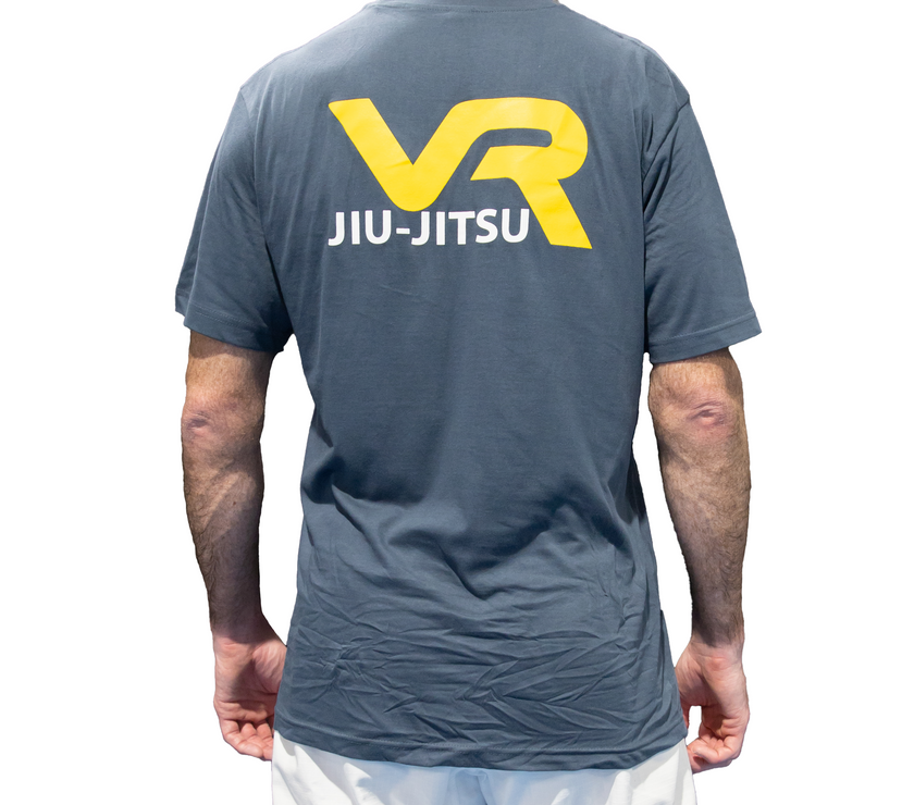 VR Jiu Jitsu Premium Cotton T Shirt - Dark Grey