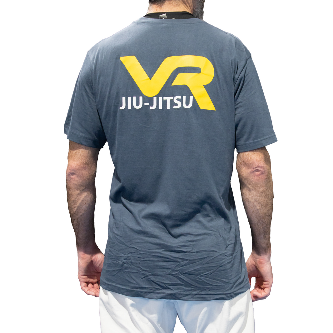 VR Jiu Jitsu Premium Cotton T Shirt - Dark Grey